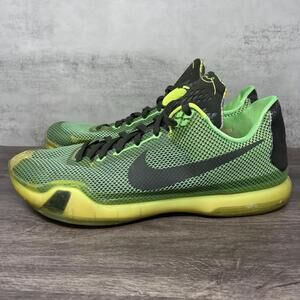Nike Kobe 10 Shoes Mens 14 Vino Green Basketball Sneakers